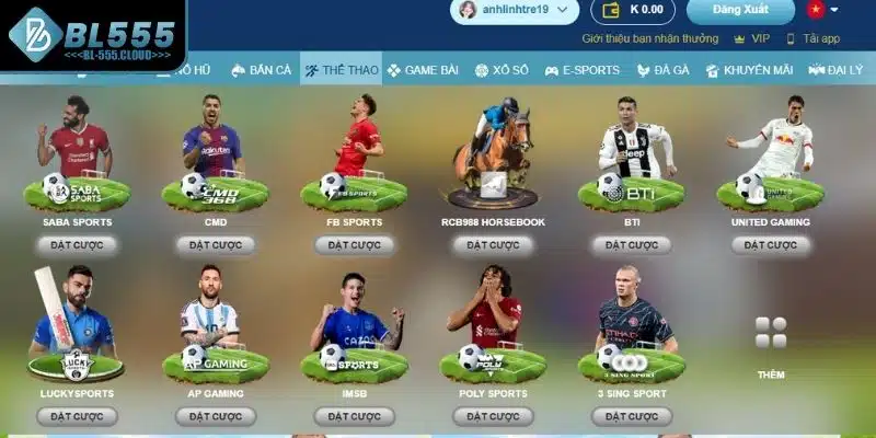 Giới thiệu về Thể Thao BL555